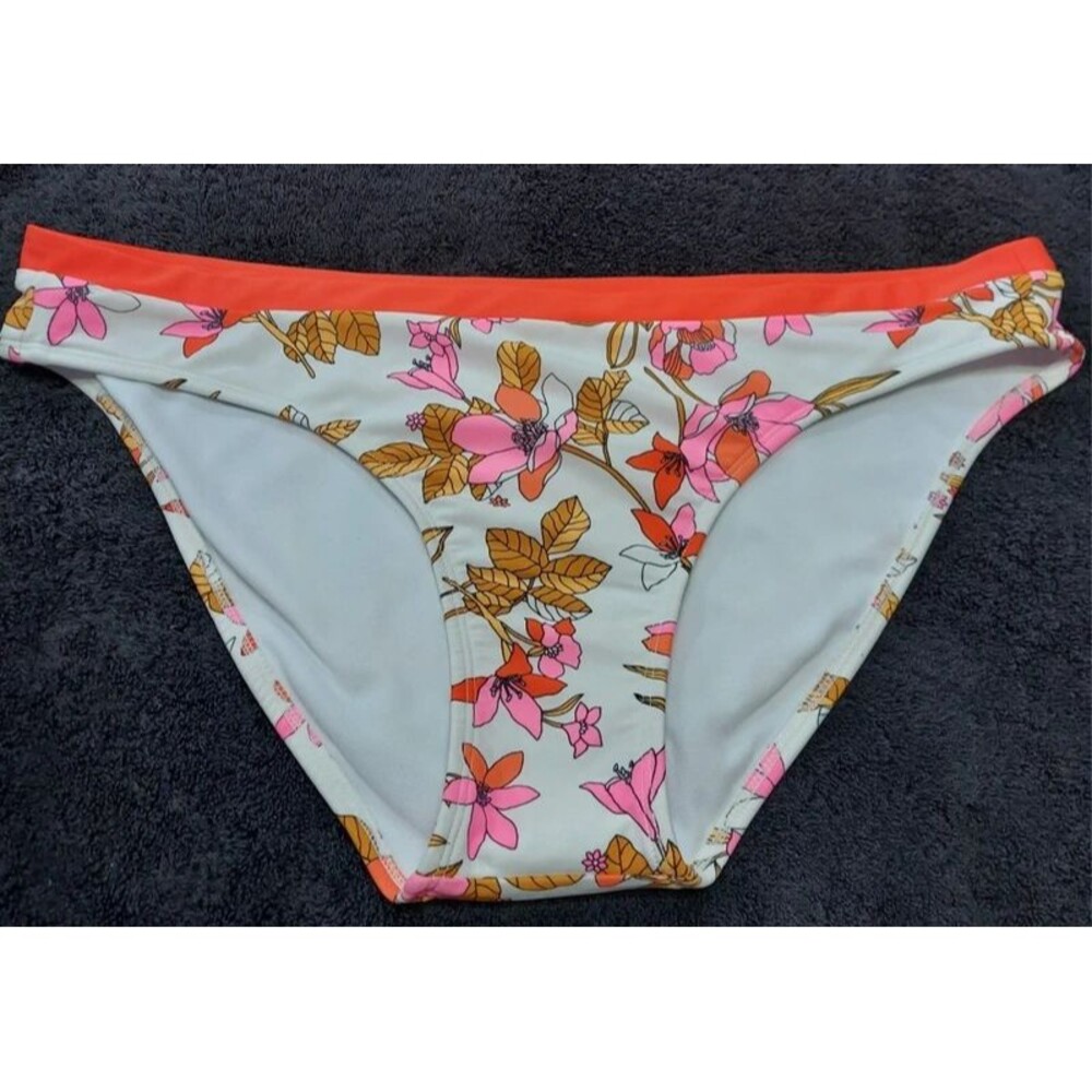 Xhilaration Women's XL Bikini Bottoms Floral Pattern